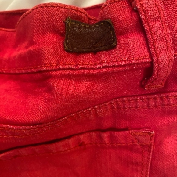 BDG RED CIGARETTE MID RISE JEANS SIZE 29 x 30 - Picture 5 of 6